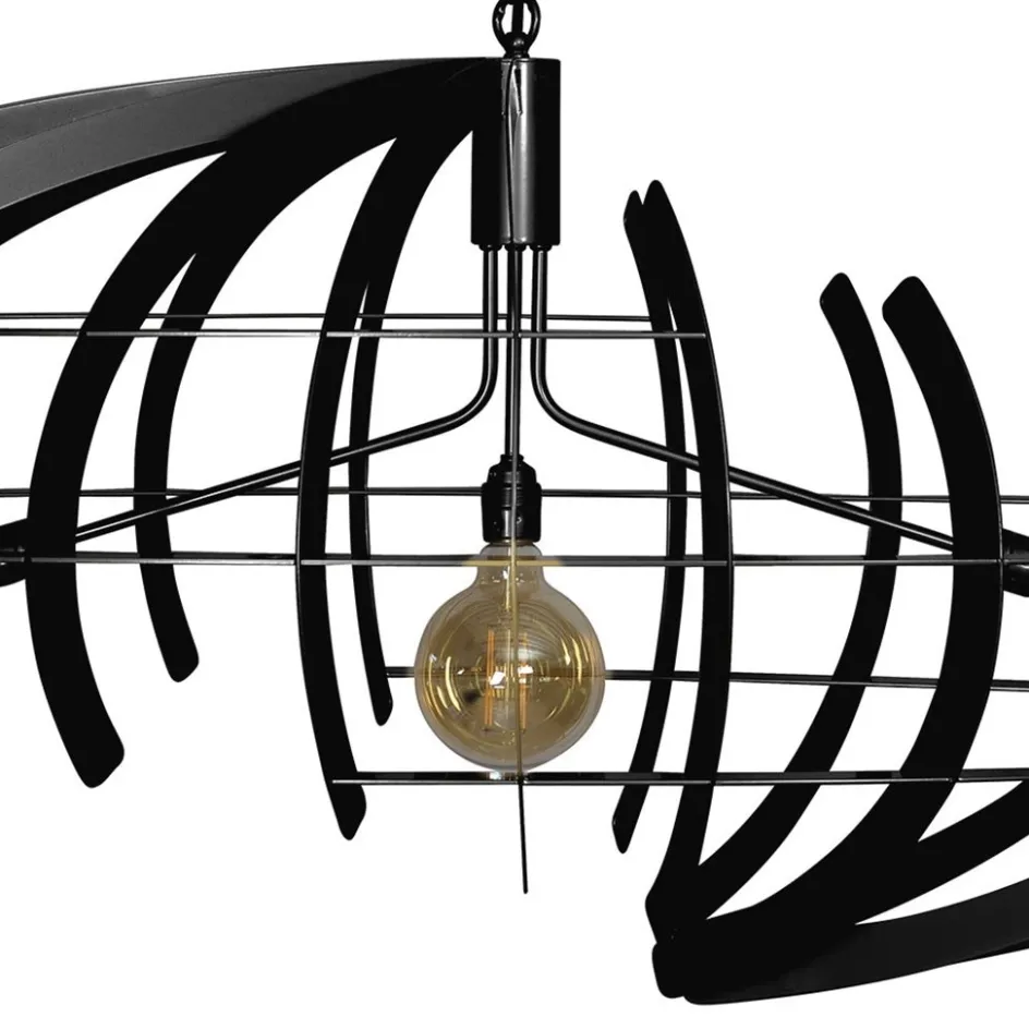 Hanglamp Terra ovaal zwart>Straluma Hot