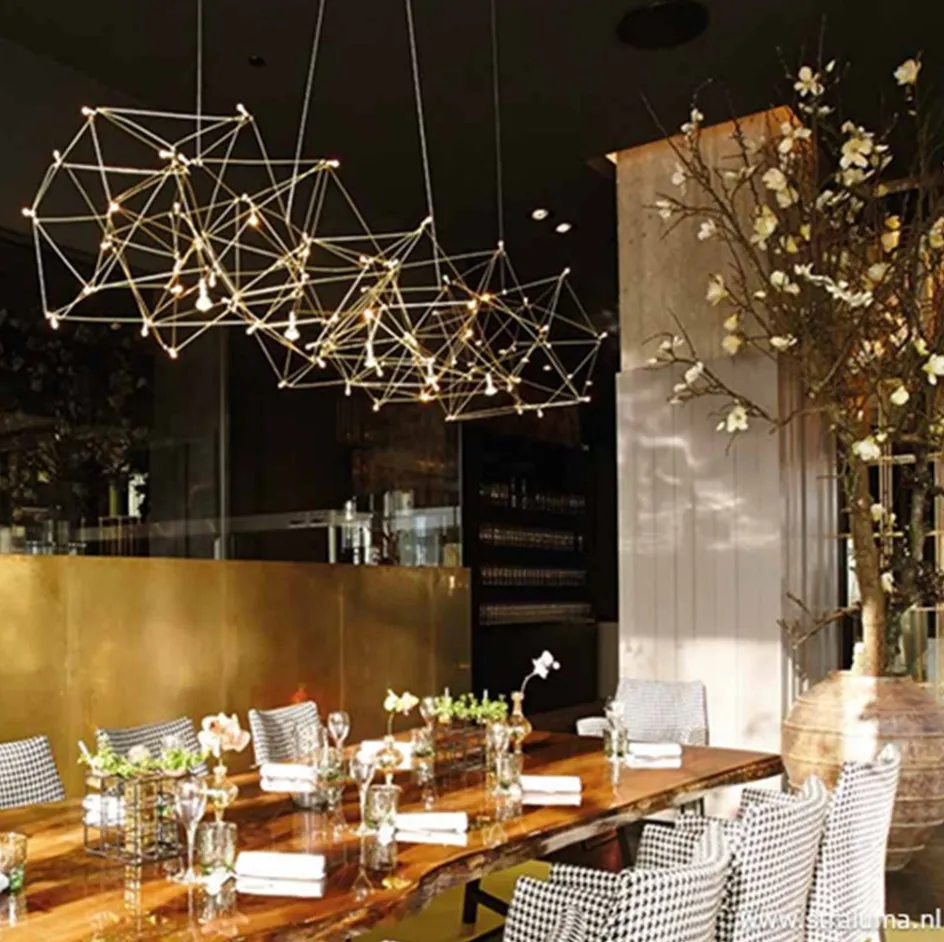 Hanglamp Universe staal 125+2x downlight>Straluma New