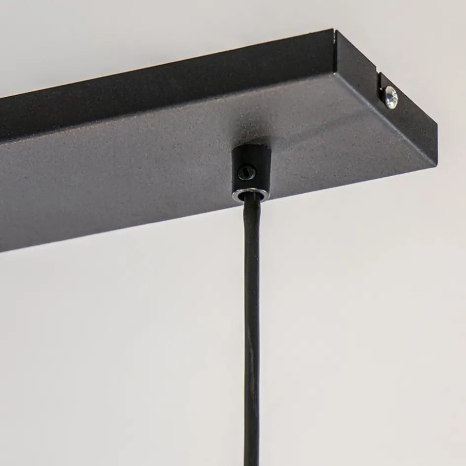 Hanglamp zwart 6L spot incl. gu10-111>Straluma