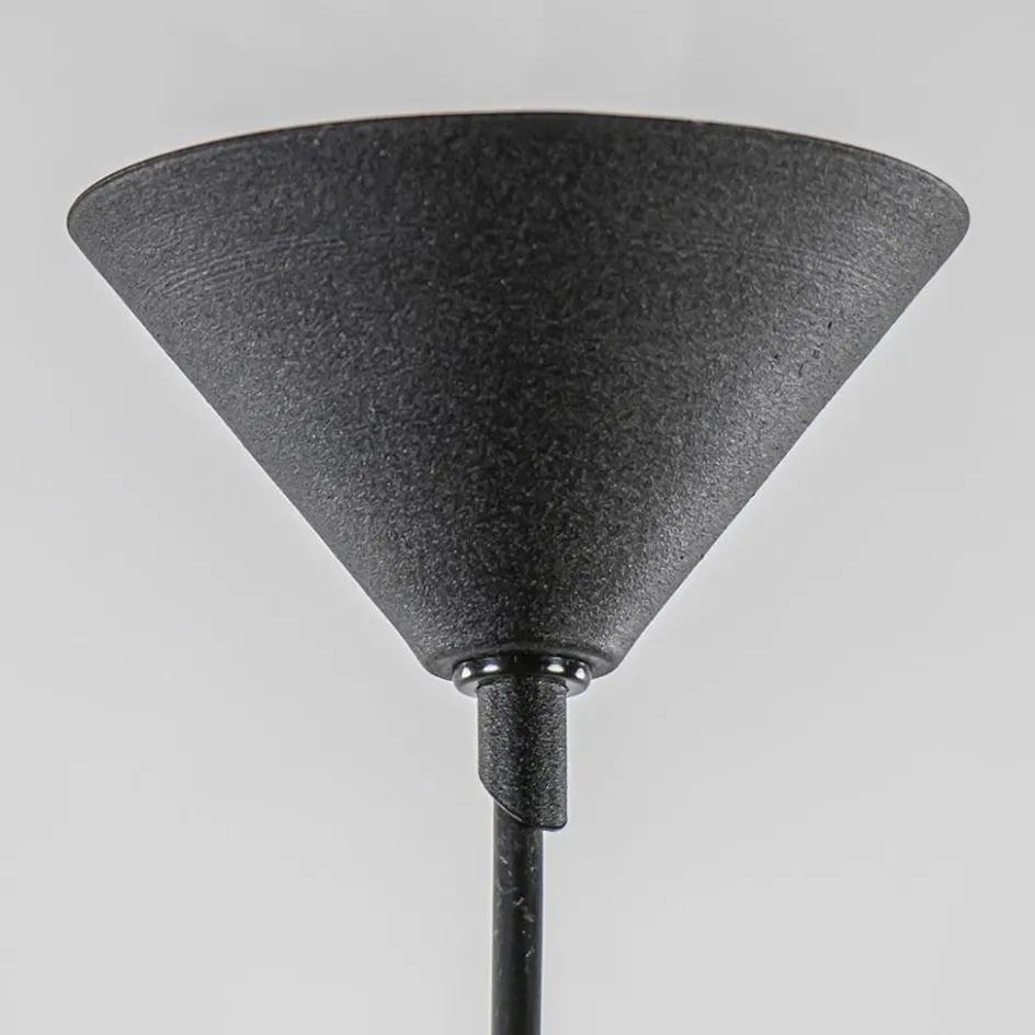 Hanglamp zwart met helder glazen bol 30 cm>Straluma Hot