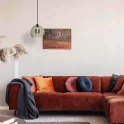 Hanglamp zwart met smoke glas 30cm></noscript>Straluma