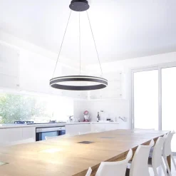 Hanglamp zwart ring 60cm + afst.bed.CCT><noscript><img width=