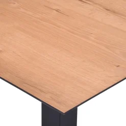 Horeca Bartafel vierkant 80x80 zwart met eiken><noscript><img width=