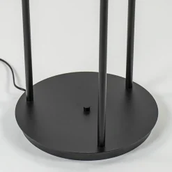 Hotel chique 3-lichts vloerlamp zwart met smoke/titanium glas></noscript>Straluma Online