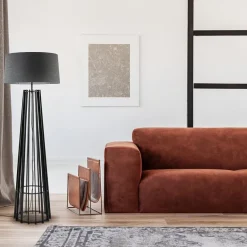 Houten lampvoet mat zwart exclusief kap></noscript>Straluma Sale