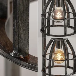 Industriële tafellamp antiek zwart><noscript><img width=