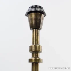 Klassieke lampvoet-tafellamp brons><noscript><img width=