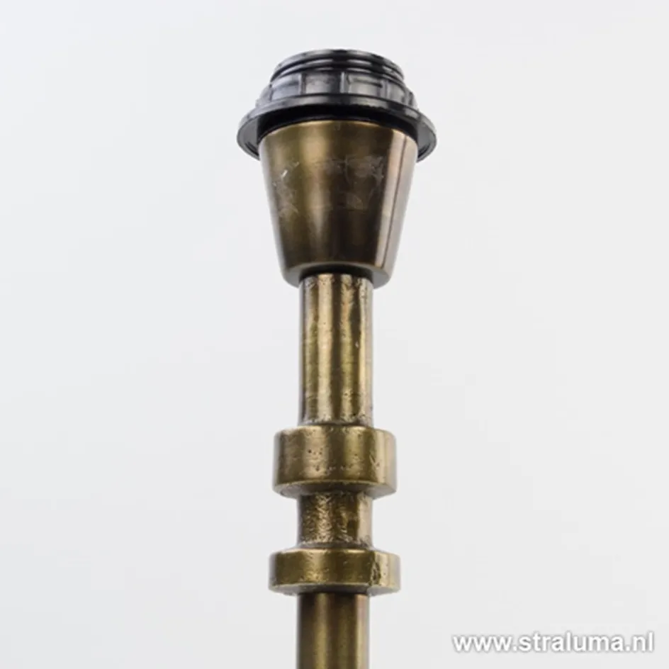 Klassieke lampvoet-tafellamp brons>Straluma