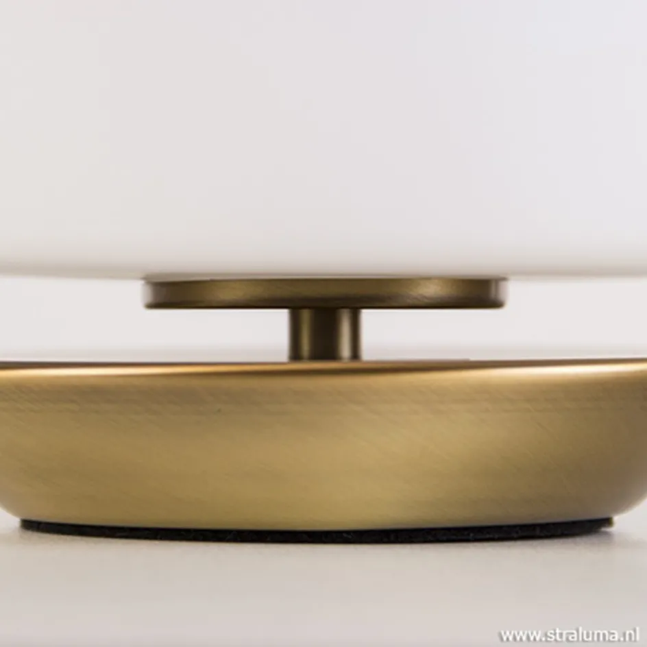 Klassieke LED tafellamp brons dimbaar>Straluma Outlet