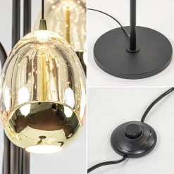 Klassieke LED vloerlamp Egg inclusief LED><noscript><img width=