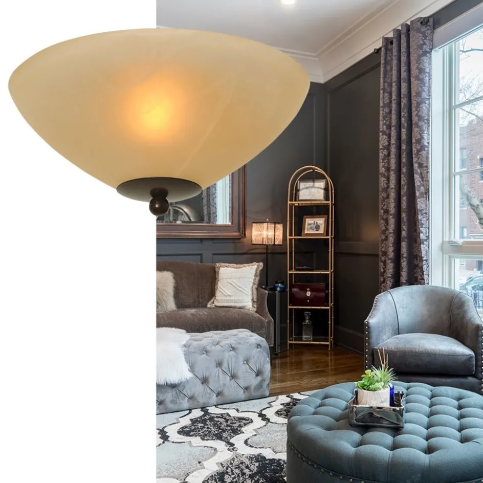 Klassieke plafonnière Bolzano bruin>Straluma Best