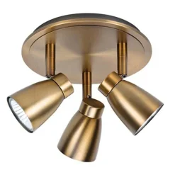 Klassieke spot Mirage brons 3 lichts>Straluma Outlet