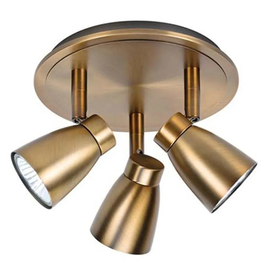 Klassieke spot Mirage brons 3 lichts>Straluma Outlet