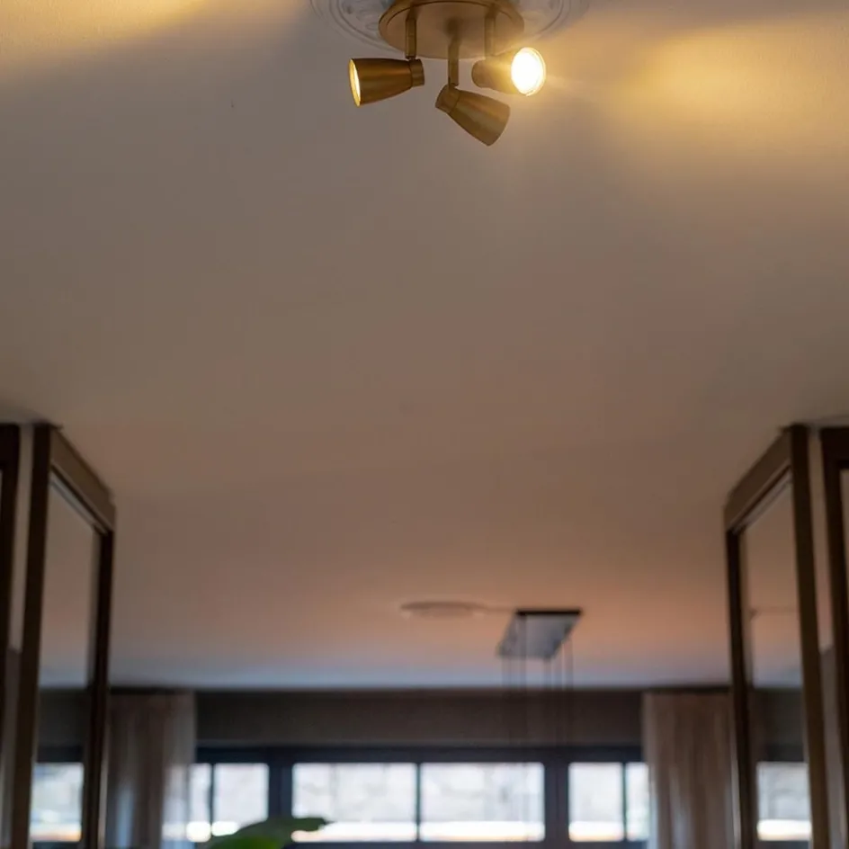 Klassieke spot Mirage brons 3 lichts>Straluma Outlet