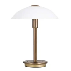 Klassieke tafellamp brons touchdimmer>Straluma Discount