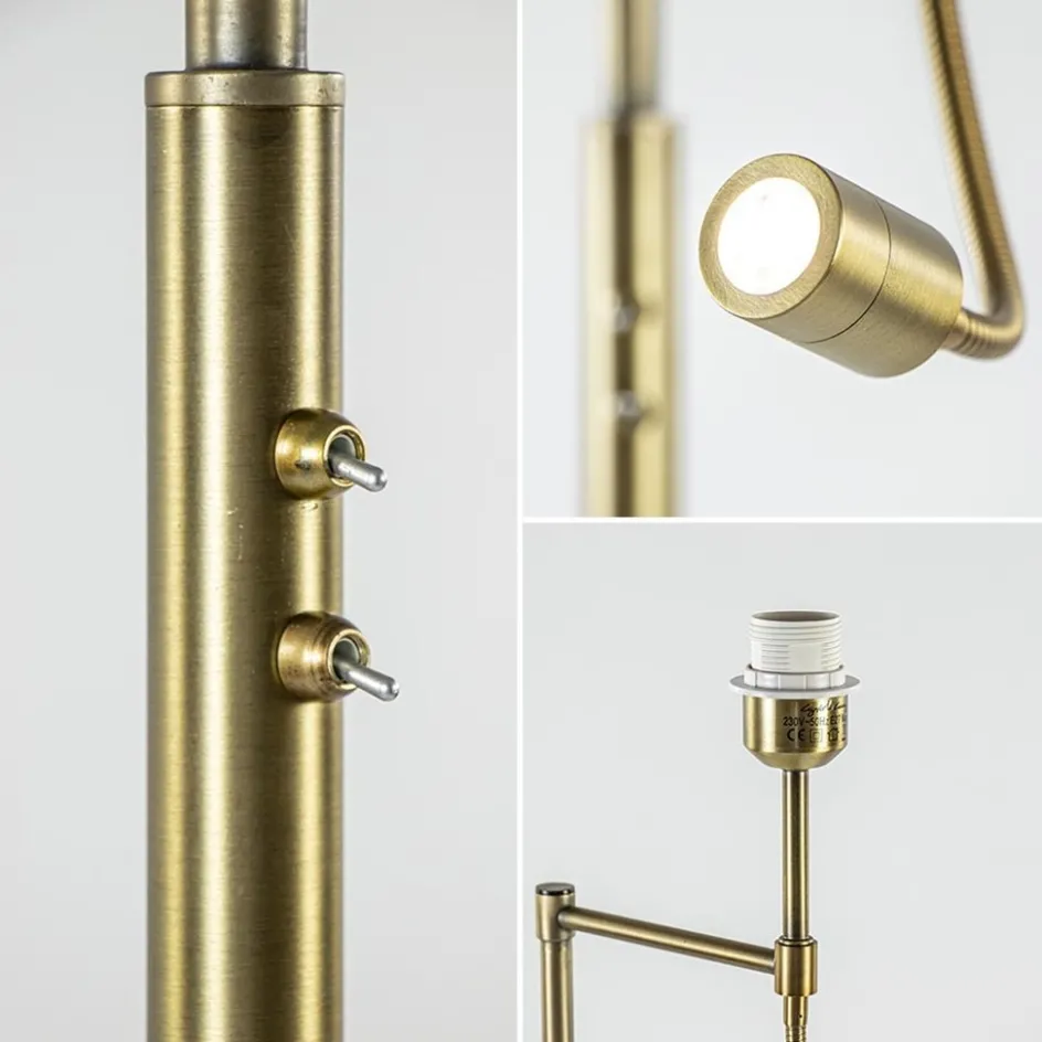 Klassieke vloerlamp met leesarm Calgary Light and Living>Straluma