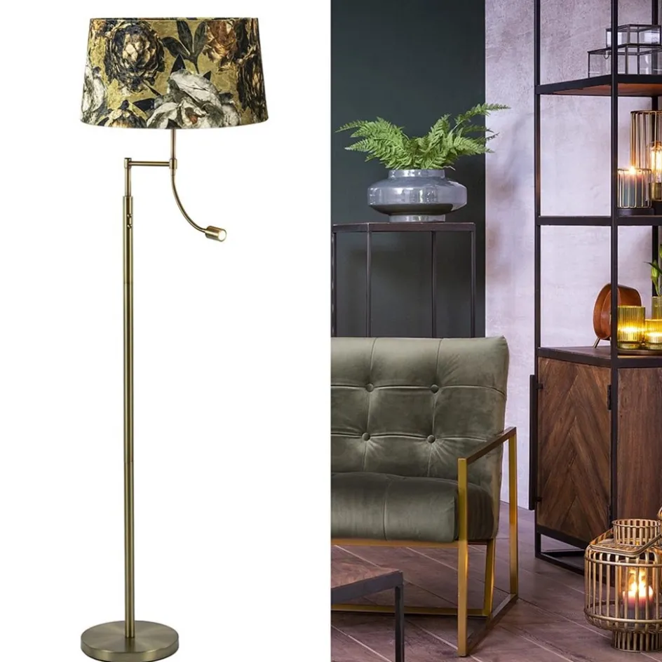 Klassieke vloerlamp met leesarm Calgary Light and Living>Straluma