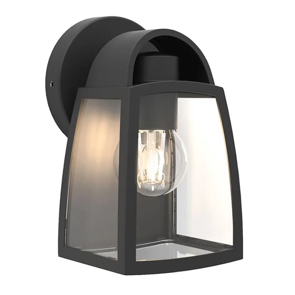 Kleine buitenlamp lantaarn wand mat zwart>Straluma Clearance