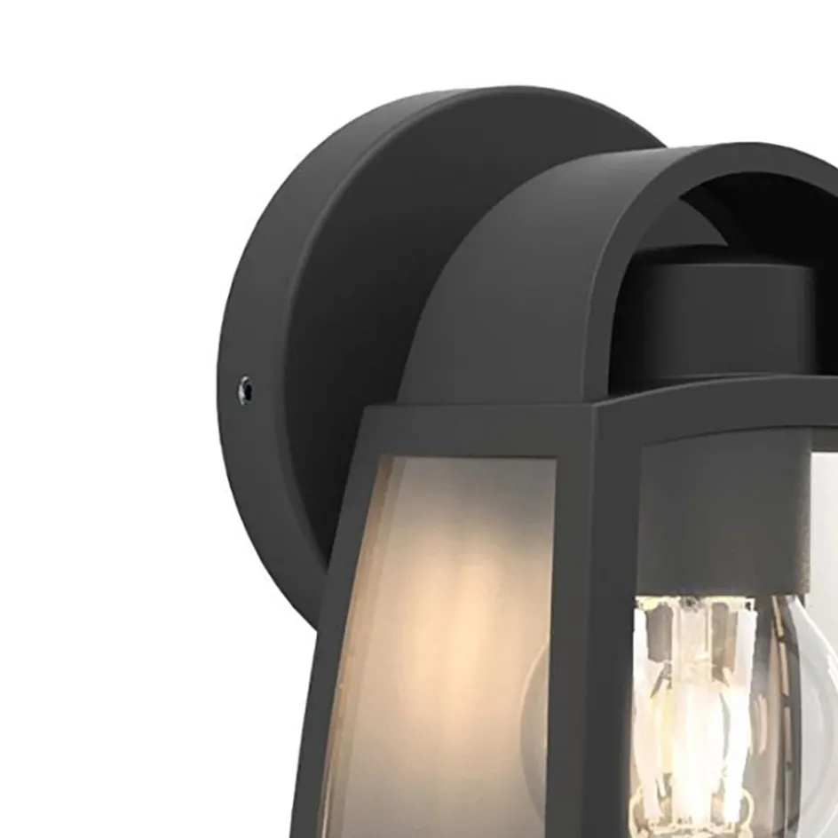 Kleine buitenlamp lantaarn wand mat zwart>Straluma Clearance