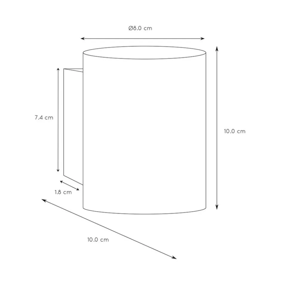 Kleine design wandlamp Xera wit>Straluma Sale
