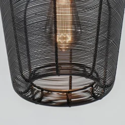 Kleine draad hanglamp Adeta mat zwart><noscript><img width=