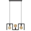 Kleine eettafel hanglamp zwart frame>Straluma Discount