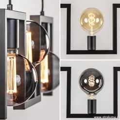 Kleine eettafel hanglamp zwart frame><noscript><img width=