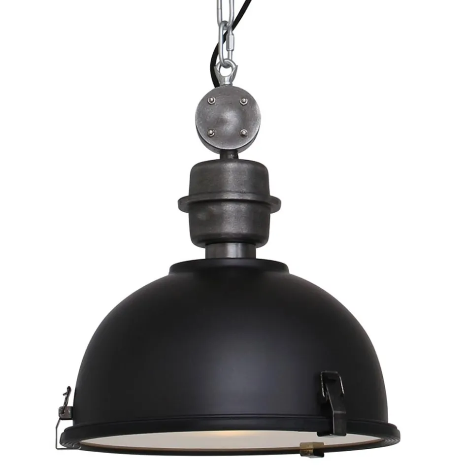Kleine hanglamp Bikkel zwart industrieel>Straluma Clearance