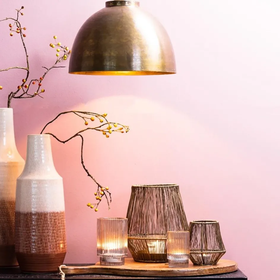 Kleine hanglamp Kylie oud brons 30 cm>Straluma Online