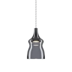 Kleine hanglamp Nostalgia smoke glas inclusief LED>Straluma