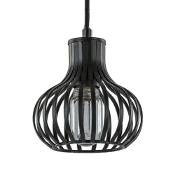 Kleine hanglamp onion mat zwart>Straluma Clearance