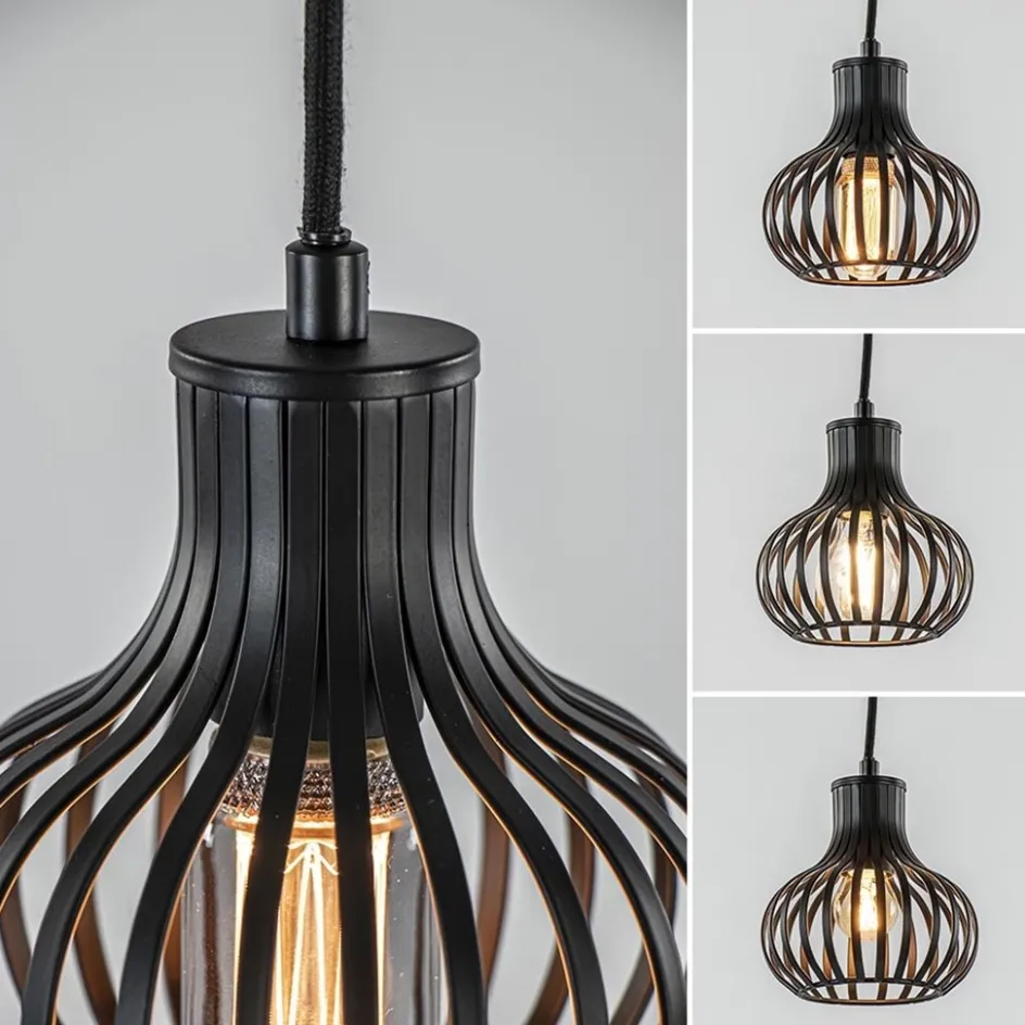 Kleine hanglamp onion mat zwart>Straluma Clearance