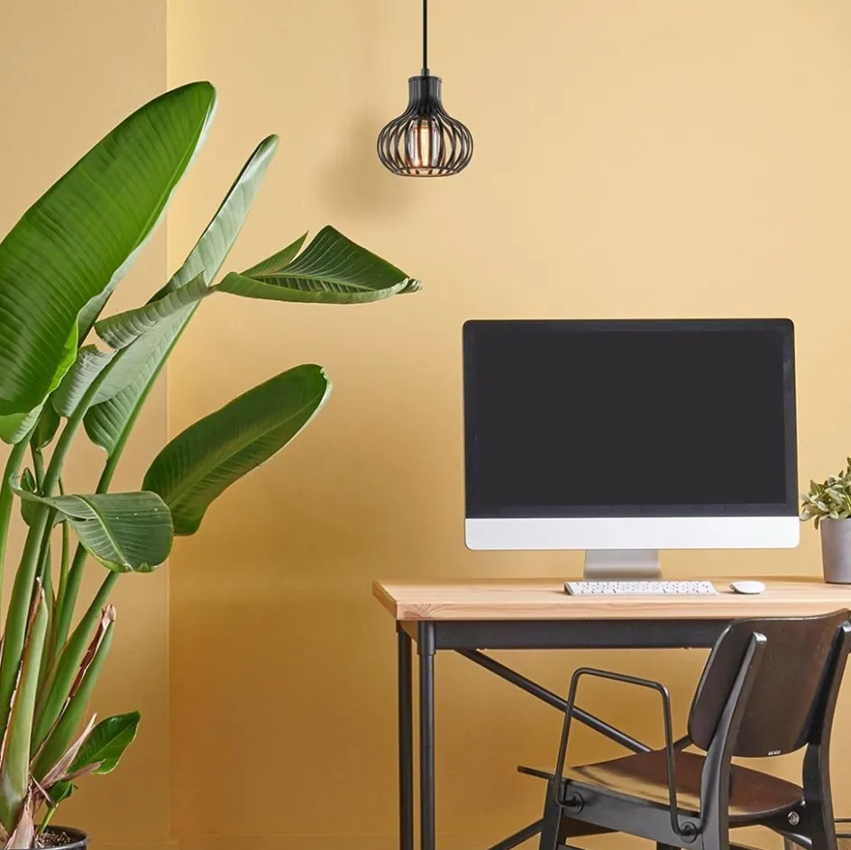 Kleine hanglamp onion mat zwart>Straluma Clearance