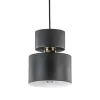 Kleine hanglamp zwart met goud accent>Straluma Clearance