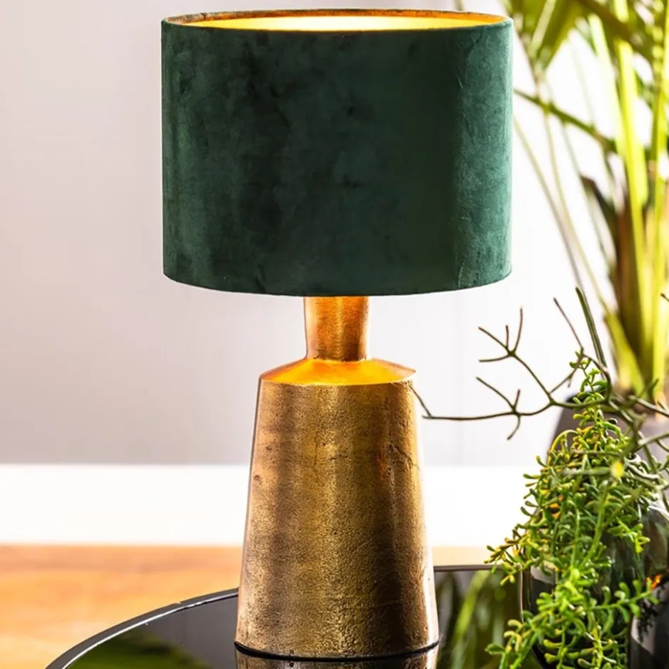 Kleine lampvoet Baloe antiek brons excl kap>Straluma