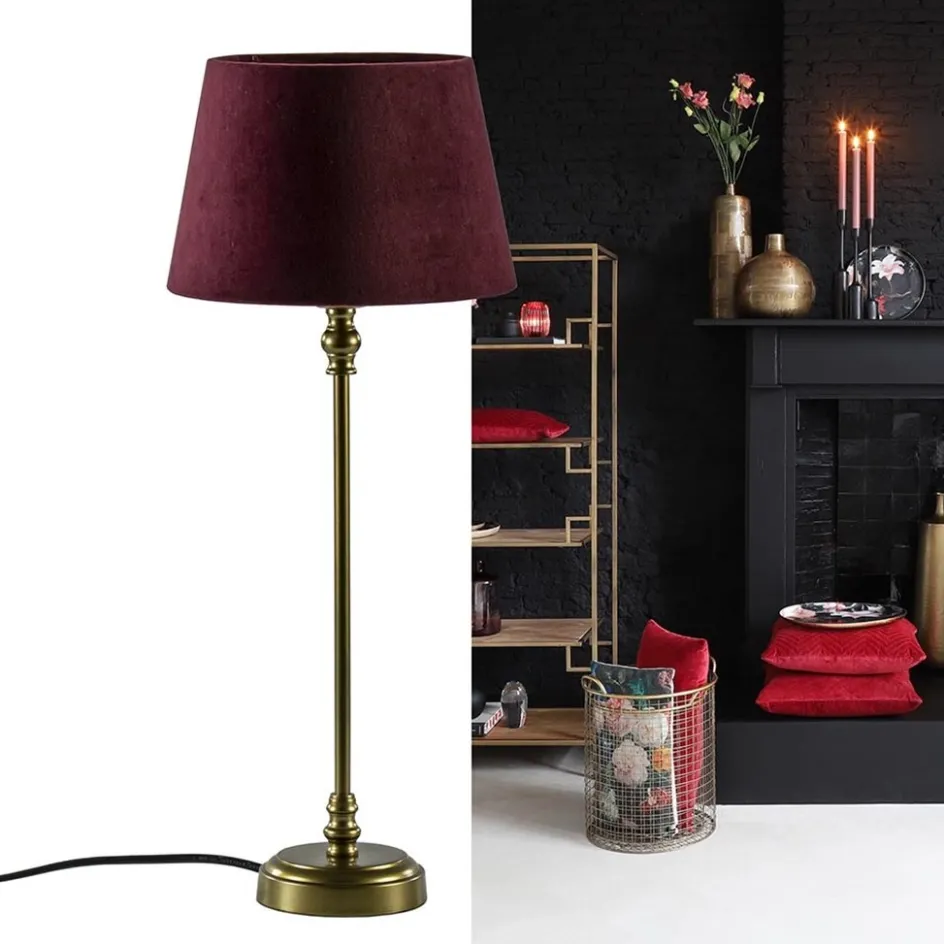 Kleine lampvoet Ramses antiek brons>Straluma Hot