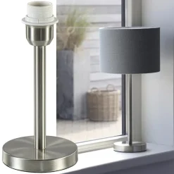 Kleine lampvoet Washington nikkel exclusief kap></noscript>Straluma Clearance