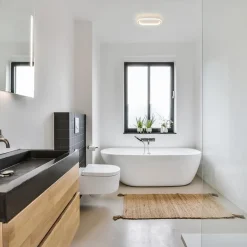 Kleine LED plafondlamp wit 3-standen dimbaar><noscript><img width=