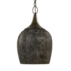 Kleine oosterse hanglamp Kadiri brons>Straluma