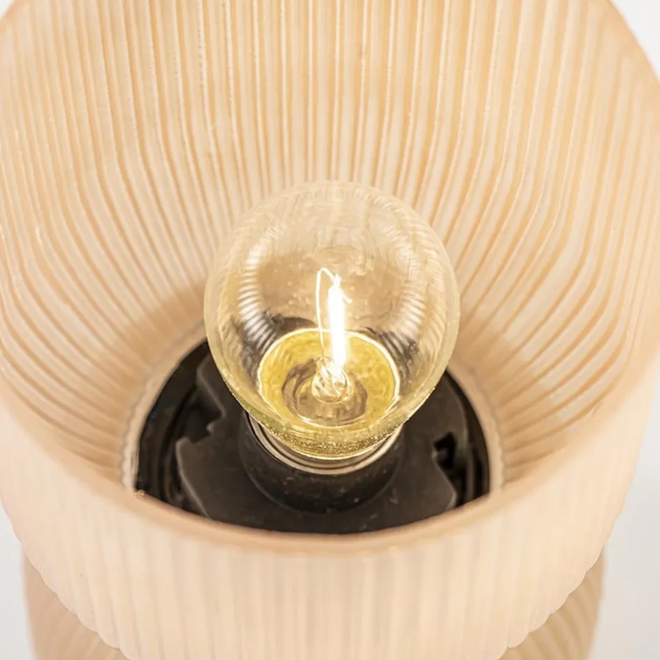 Kleine Phoebe tafellamp peach op batterijen Light and Living>Straluma Clearance