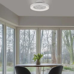 Kleine plafondventilator wit inclusief LED></noscript>Straluma Online