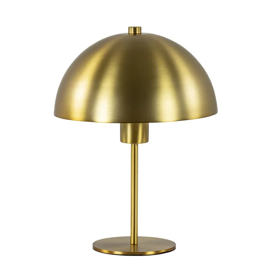 Kleine retro tafellamp Merel antiek brass>Straluma Online