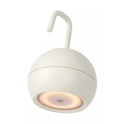 Kleine ronde buitenlamp met USB wit>Straluma Outlet