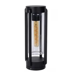 Kleine staande buitenlamp mat zwart IP44>Straluma New