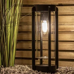 Kleine staande buitenlamp mat zwart IP44><noscript><img width=