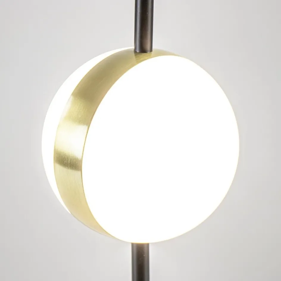 Kleine tafellamp bol zwart met goud>Straluma New