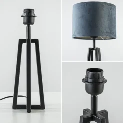 Kleine tafellamp Miley mat zwart exclusief kap></noscript>Straluma Sale