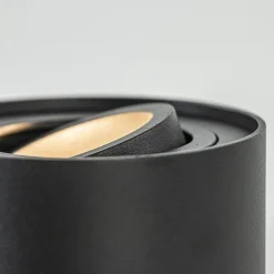 Kleine tafellamp spot mat zwart metaal><noscript><img width=