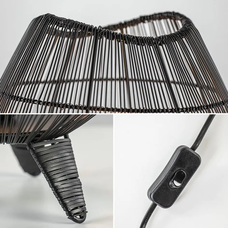 Kleine tafellamp Yumi mat zwart>Straluma Hot