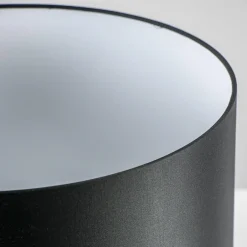 Lampenkap cilinder zwart met witte binnenzijde>Straluma Outlet